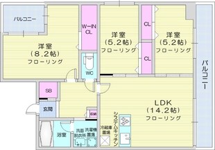 幌平橋駅 徒歩17分 2階の物件間取画像